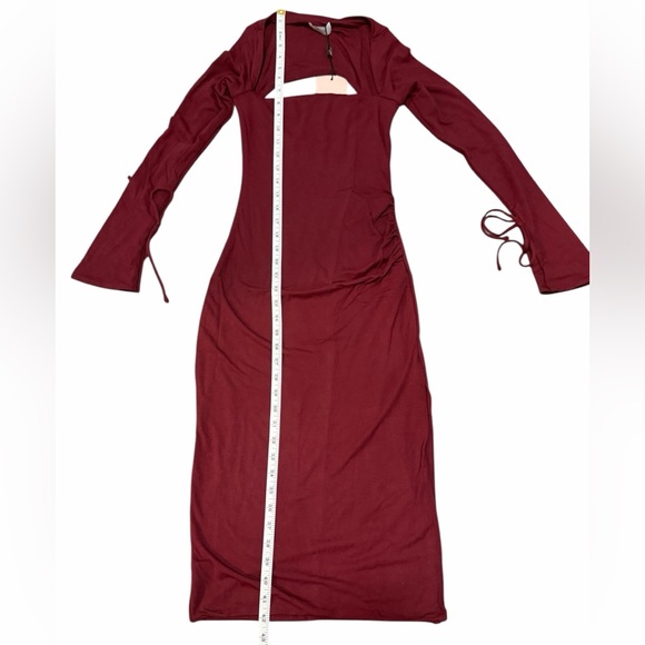 Oh Polly Modal Square-Neck Midi Dress - Picture 6 of 9